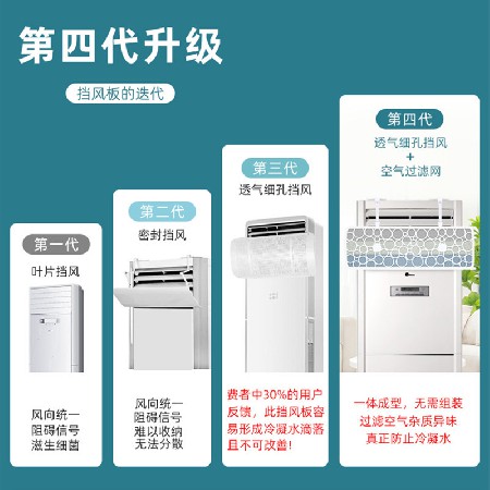 立式柜式空調(diào)擋風板月子款柜機冷氣擋風導(dǎo)風防風防直吹出風口擋板